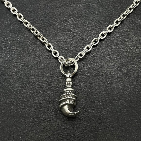 Chrome Hearts Vintage Hoop Eagle Claw Necklace - Picture 1 of 8
